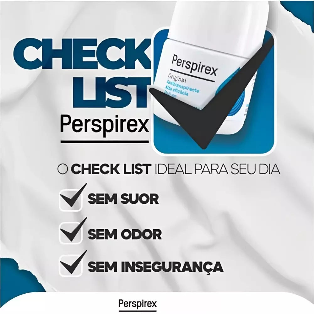 Perspirex
Desodorante Perspirex
perspirex roll on
Desodorante