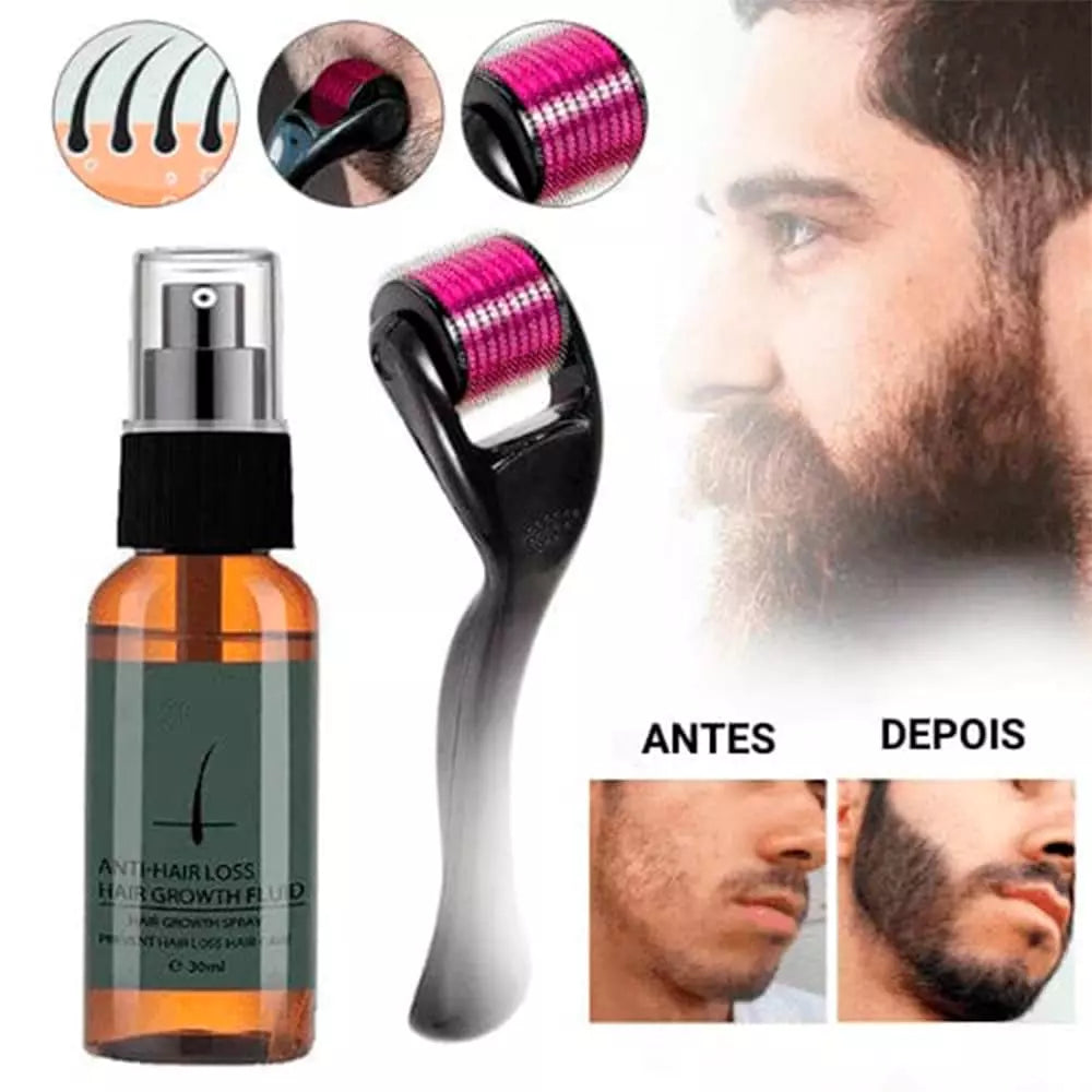 Mr Mustache Hair Growth Spray - Nutritivo Para Crescimento de Barba e Cabelo