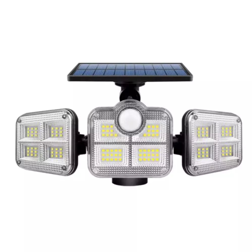 Refletor Led Solar Com 3 Cabeças 800W EcoLight