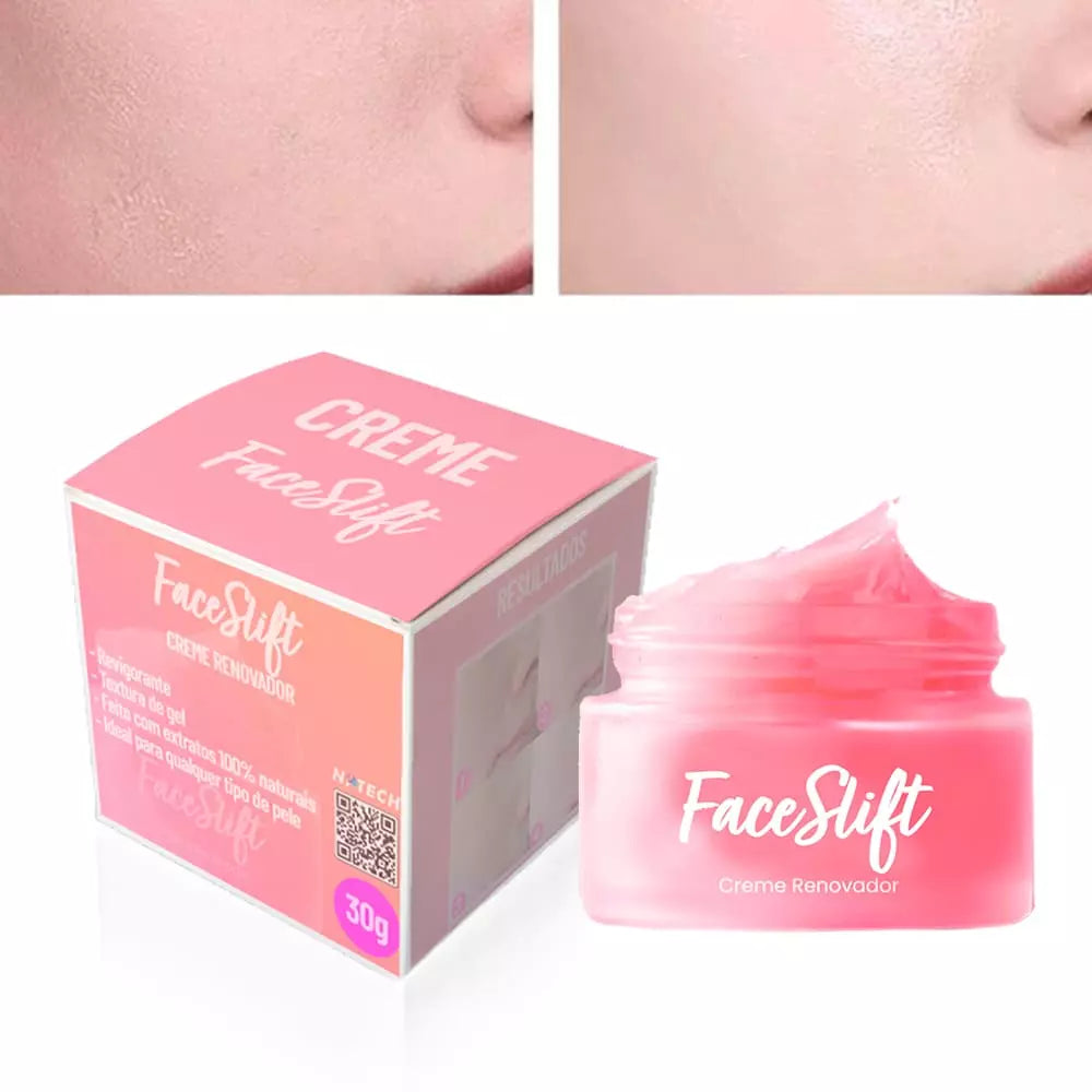 Creme Mágico FaceSlift - Esconde Imperfeições, Remove Manchas e Rugas