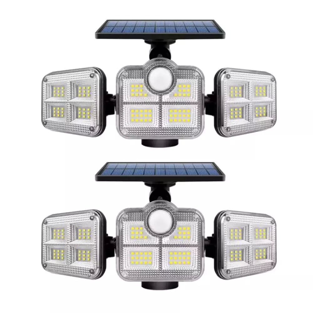 Refletor Led Solar Com 3 Cabeças 800W EcoLight