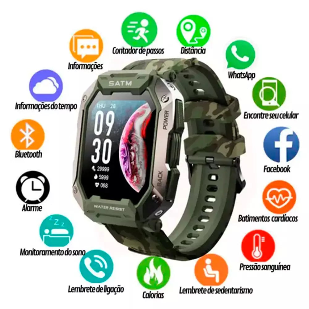 Smartwatch Max Rock Ultra Relógio Inteligente