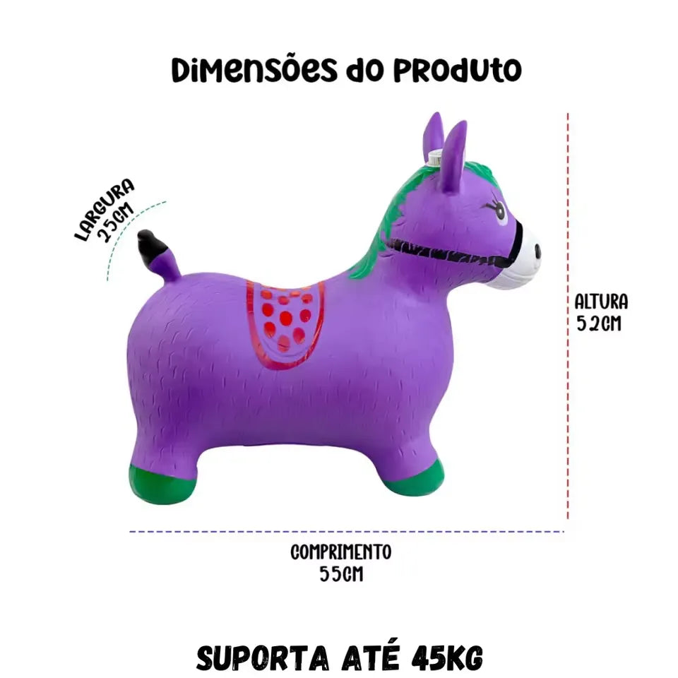 Kit 2 Cavalinho Upa Upa Para Crianças - Divertido e Eficiente