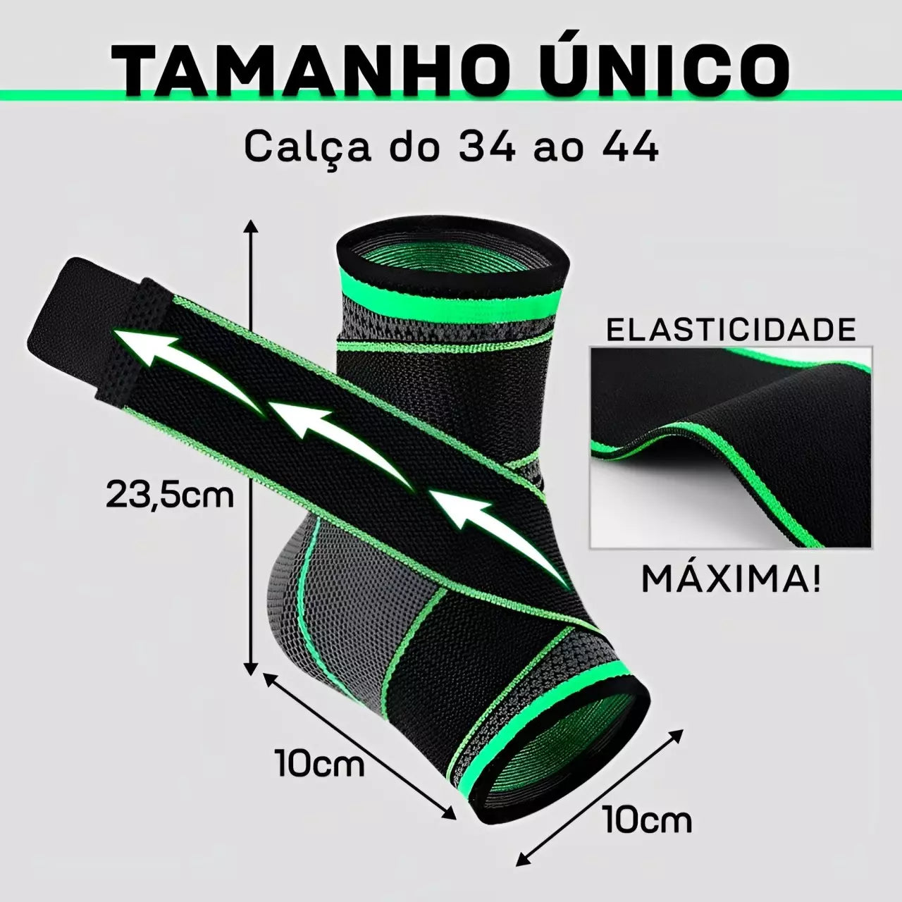 Kit 4 Tornozeleira - Ajustável e Confortável