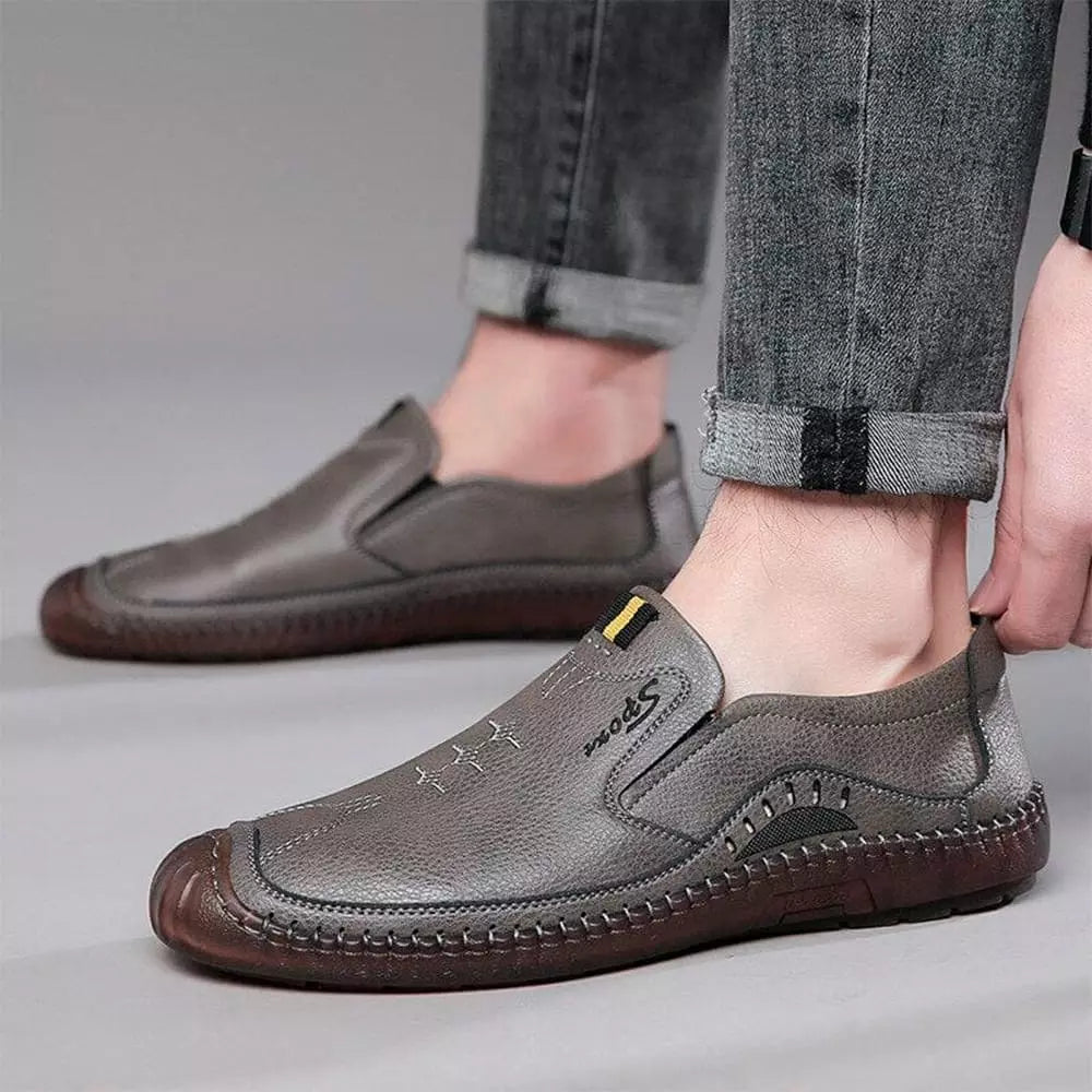 Sapato Mocassim Iron Couro