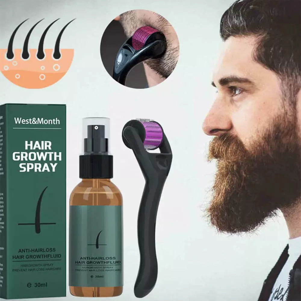 Mr Mustache Hair Growth Spray - Nutritivo Para Crescimento de Barba e Cabelo