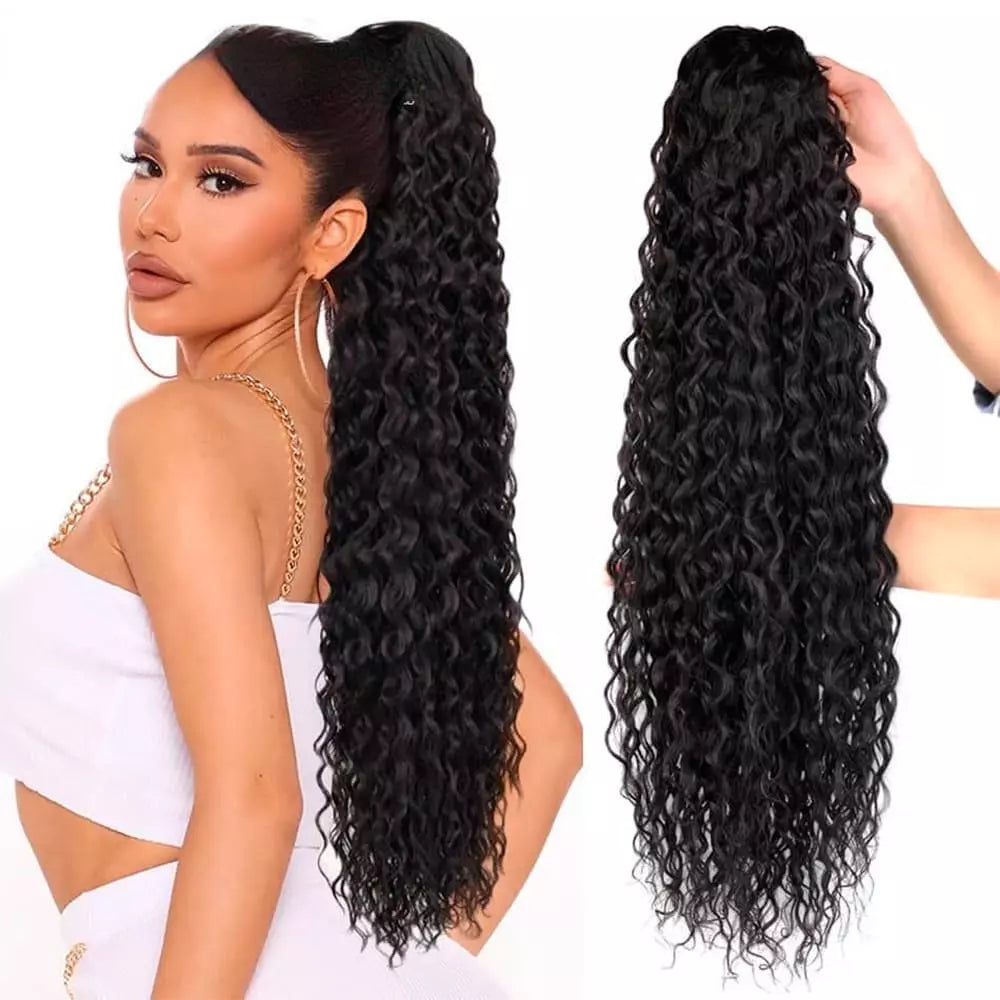 Aplique de Cabelo Preto